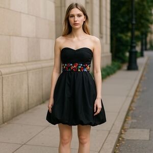 CHARLOTTE RUSSE DRESS SIZE 10 WITH RHINESTONE